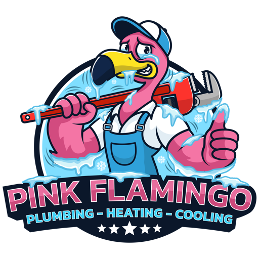 Pink Flamingo Plumbing, Heating & Cooling logo